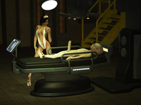 Crazy 3D nurse have sex with alien