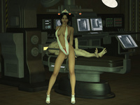 Crazy 3D nurse have sex with alien