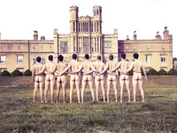 The Naked British Rowing Team for calendar 2018