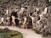 The Naked British Rowing Team for calendar 2018