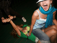 Flashing pussy and tits real amateur girls