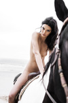 Kendall Jenner and horse all photos
