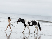 Kendall Jenner and horse all photos
