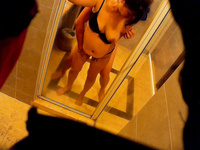 asian wife milf hidden sex video at hotel bathroom