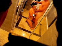 asian wife milf hidden sex video at hotel bathroom