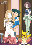 Ash and serena