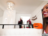 Small black tits nurse takes cowboy's big cock1080p