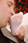 foot licking