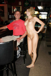 Nude in bar