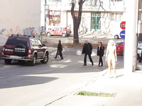 Nude in publico: Sin temor