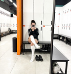 Stockings, socks and asses