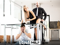 Ema Karter - One Babe, Two Dicks And A Glass Table