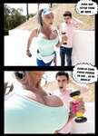 Una abuela tetona