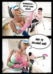 Una abuela tetona