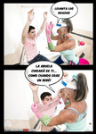 Una abuela tetona