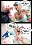 Una abuela tetona