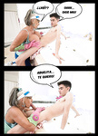 Una abuela tetona
