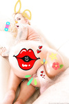 Stickers on pornstars