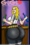 Gigi Big Ass Italian Bartender