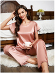 Satin pajamas
