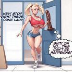 Kitty Gets Caught Shoplifting (artist: Dartzai)