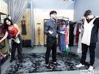 Little Asian Shoplifter Gets The Naughty Treatment