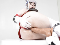 Sexy cos playing anal
