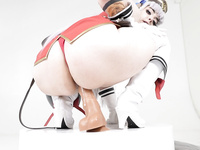 Sexy cos playing anal