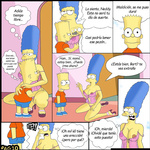 Los simpson , cuidando de mamá