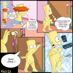 Los simpson , cuidando de mamá