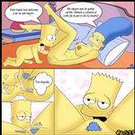 Los simpson , cuidando de mamá