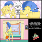 Los simpson , cuidando de mamá