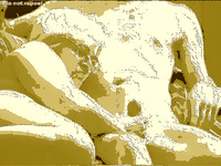 DARBY SUCKING MY COCK IN HOT YELLOW SCREEN