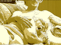 DARBY SUCKING MY COCK IN HOT YELLOW SCREEN