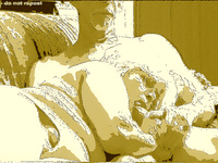 DARBY SUCKING MY COCK IN HOT YELLOW SCREEN