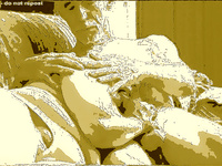 DARBY SUCKING MY COCK IN HOT YELLOW SCREEN