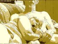 DARBY SUCKING MY COCK IN HOT YELLOW SCREEN