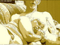 DARBY SUCKING MY COCK IN HOT YELLOW SCREEN