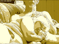 DARBY SUCKING MY COCK IN HOT YELLOW SCREEN