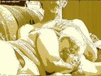 DARBY SUCKING MY COCK IN HOT YELLOW SCREEN