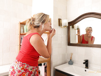 Diana Strips Off Her Radiant Red Outfit to Play For You