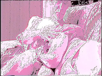 HOT HOT PINK SCREEN ACTION PHOTOS