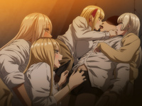 OVA Intrusion! Busty Gal Harem Sex Life