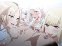 OVA Intrusion! Busty Gal Harem Sex Life