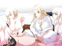 OVA Intrusion! Busty Gal Harem Sex Life