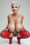 AI generated - Busty grannies