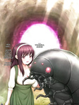Oshinoso - A Girl Falls in Love With a Giant Insect
