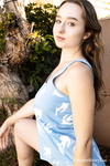 Bozhena - Plays naughty outdoors in the sun