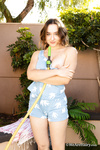 Bozhena - Plays naughty outdoors in the sun