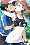 Ash and his girlfriends